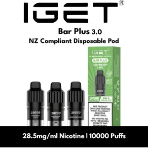 IGET Bar Plus Pod 3.0 – 10000 puffs – 28.5mg Nicotine