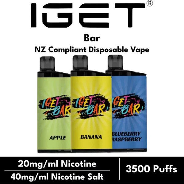 IGET BAR – Disposable Vape – 20mg Nicotine – 3500 Puffs